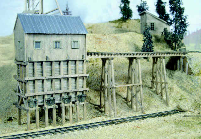 Our new Ore Bin kit and Ore Trestle.